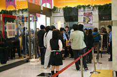 開店前の店舗